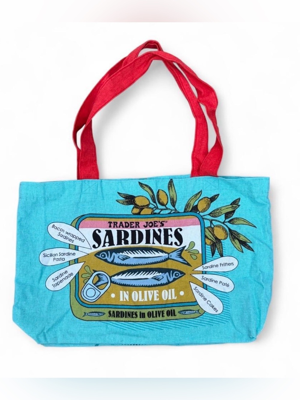 Trader Joe’s Collector’s Edition Viral Sardines Tote Bag